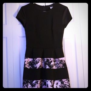 Be Darlin' short sleeve black mini dress